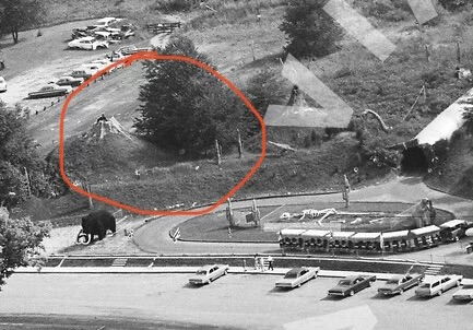 Prehistoric Forest - Old Aerial Of Volcano (newer photo)